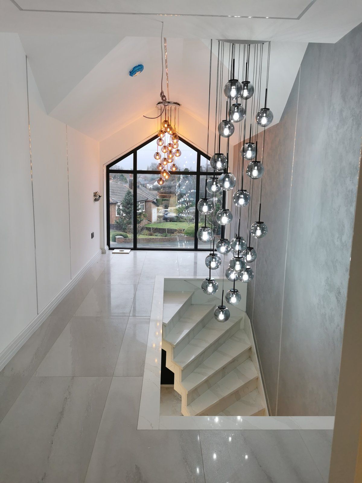 Marble staircase, hallway and landing - main photo